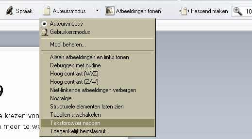 Tekstbrowser simuleren